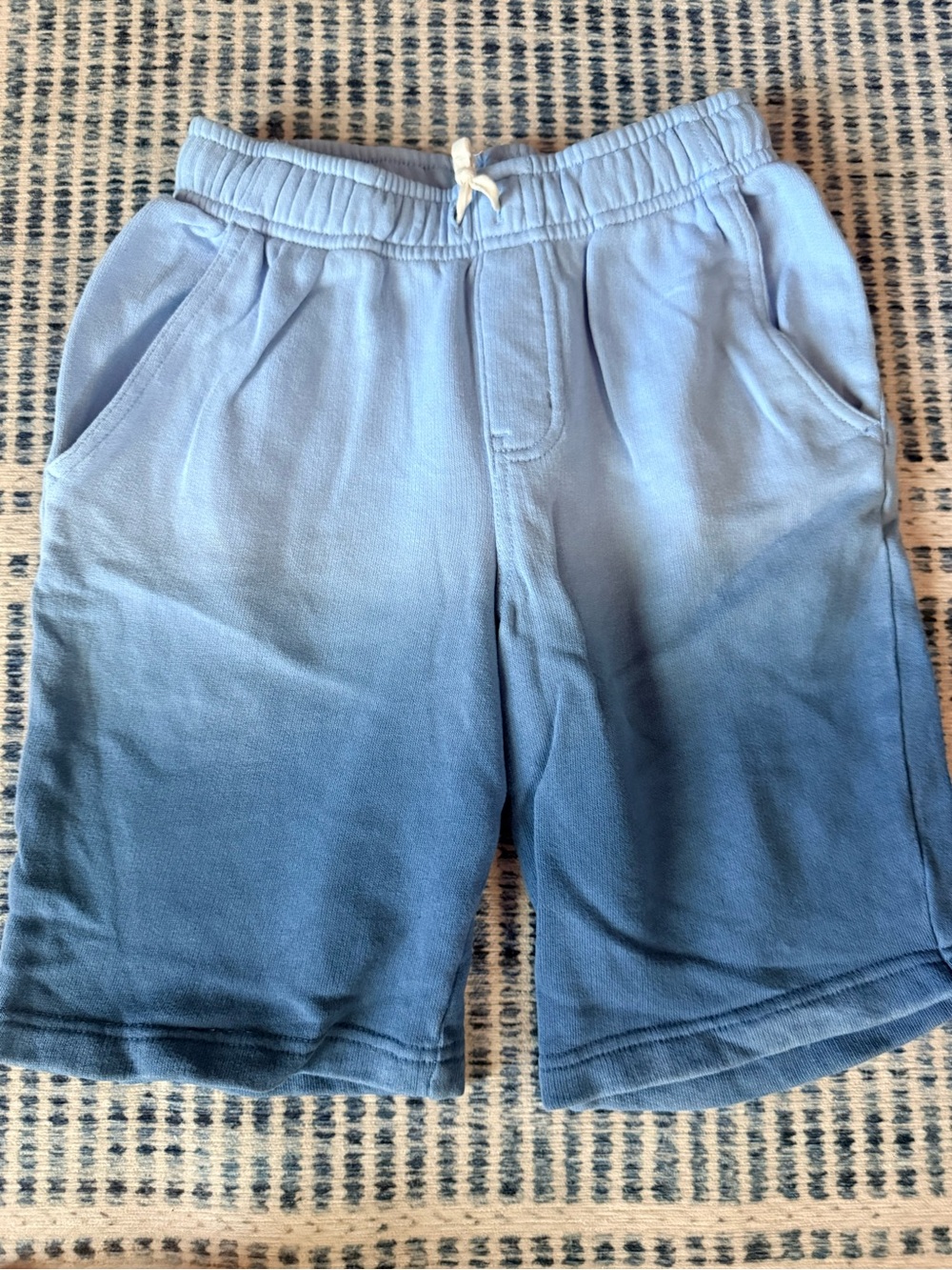 Tea Collection Boys Ombre Light to Dark Blue Shorts